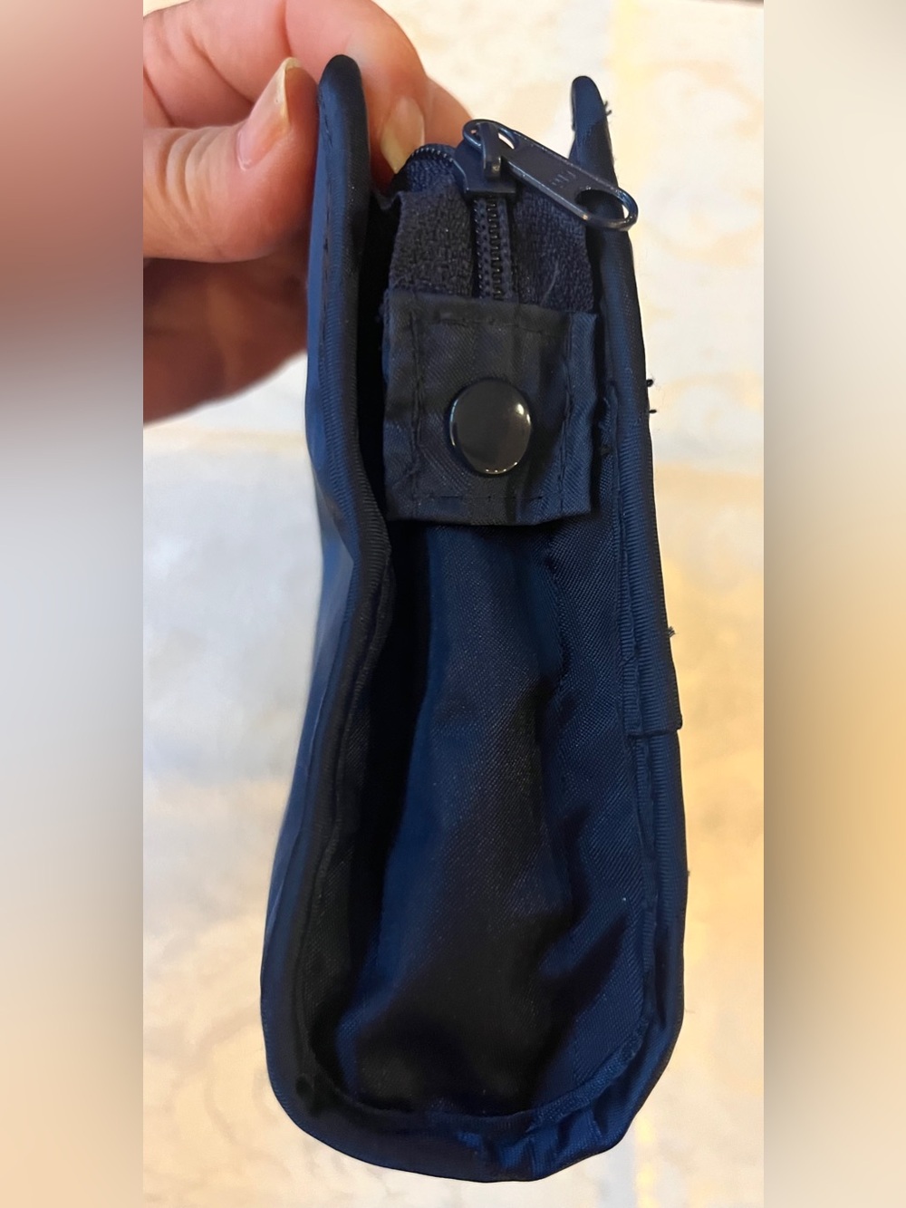 Dior Parfums Navy Striped Cosmetics Pouch - Picture 6 of 7
